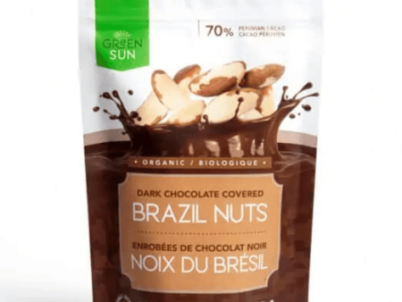 Green Sun Organic Vegan Dark Chocolate Covered Brazil Nuts Discount