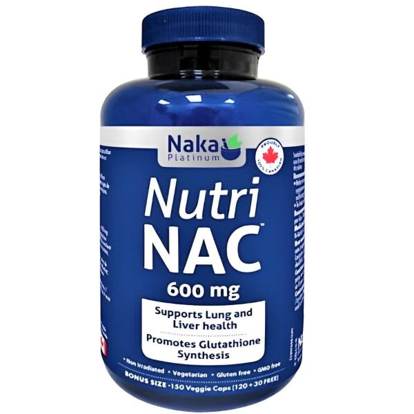 Naka Platinum Nutri NAC 600MG 120 Caps on Sale