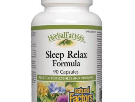 Natural Factors Sleep Relax Formula 90 Caps For Discount