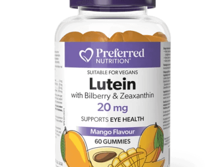 Preferred Nutrition Lutein with Bilberry & Zeaxanthin 60 Gummies For Sale