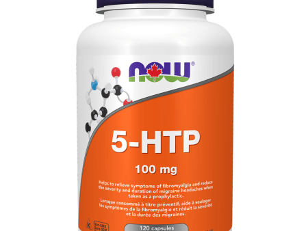 NOW 5-HTP 100mg 120 Veggie Caps Online now