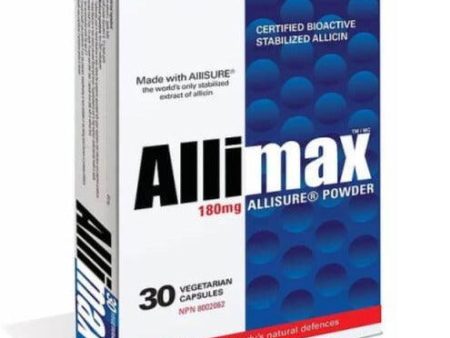 Allimax Allisure Powder 180mg 30 Veggie Caps Online