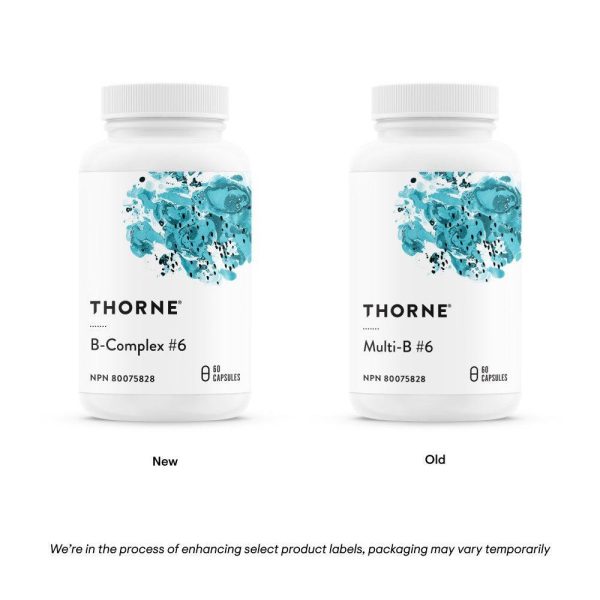 Thorne B-Complex #6 (formerly Multi-B #6) 60 caps For Discount