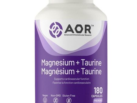 AOR Magnesium + Taurine 365mg 180 Caps Sale