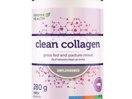 Genuine Health Clean Collagen Unflavoured 280g For Discount