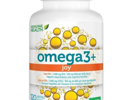 Genuine Health Omega3+Joy 120 Softgels Online Hot Sale