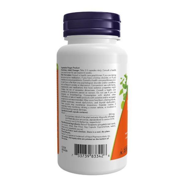 NOW Relora 300mg 60 Veggie Caps Online Sale