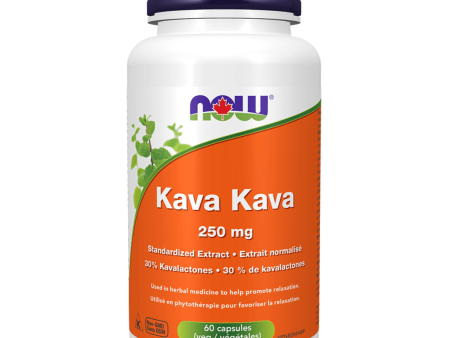 NOW Kava Kava 250 mg 60 Veggie Caps Online Sale