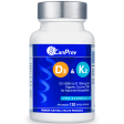 CanPrev D3 + K2 with Organic Coconut Oil Base 120 Softgels Discount