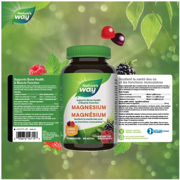 Nature s Way Magnesium Gummies 60 Gummies Online