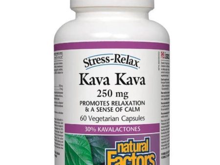 Natural Factors Kava Kava 250mg 60 Veggie Caps Hot on Sale