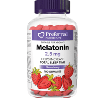 Preferred Nutrition Melatonin 2.5mg (Strawberry) - 100 Gummies Discount