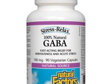 Natural Factors GABA 100mg 90 Veggie Caps For Sale