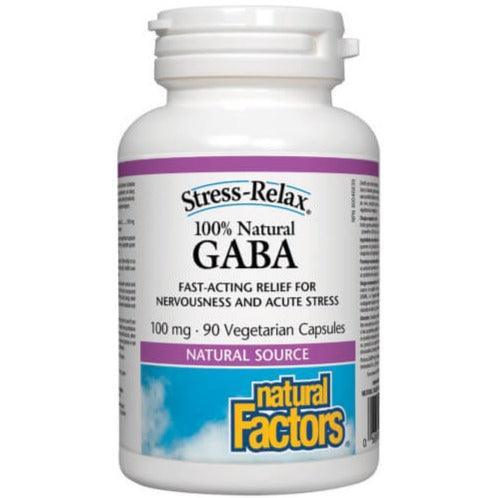 Natural Factors GABA 100mg 90 Veggie Caps For Sale