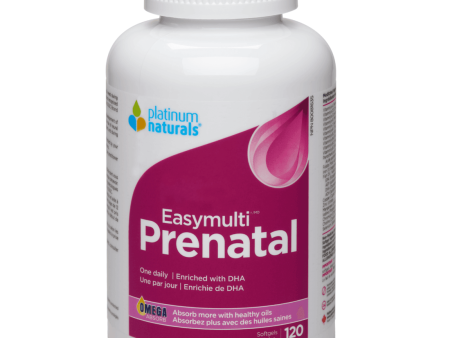 Platinum Naturals EasyMulti Prenatal 120 Softgels Discount