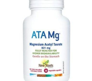 New Roots Herbal - ATA Mg (Magnesium Acetyl Taurate) 30 Veggie Caps Online Hot Sale